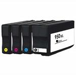 1 set of 4 ink cartridges (HP-950XL - HP951XL)